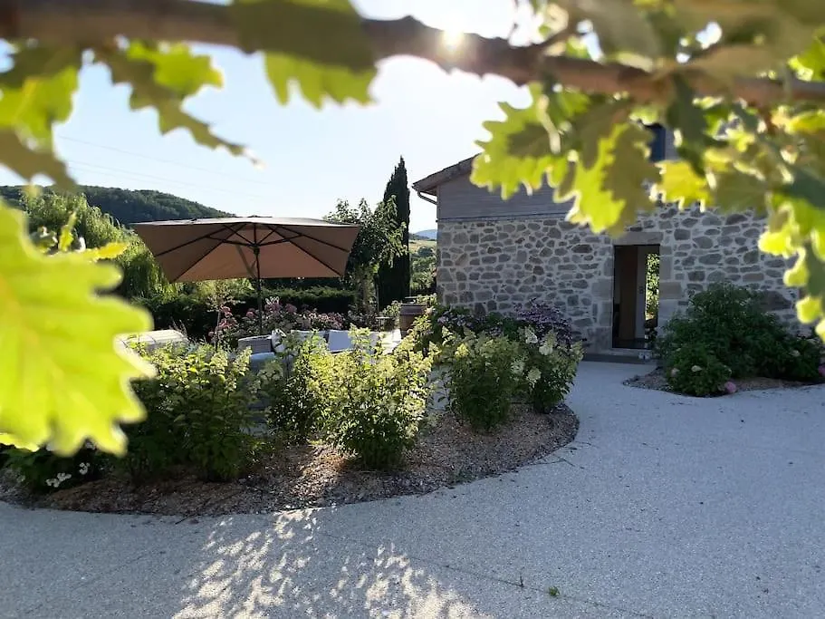 Gîte de charme pour couple avec sauna et jacuzzi extérieurs privatifs Peaugres Villa
