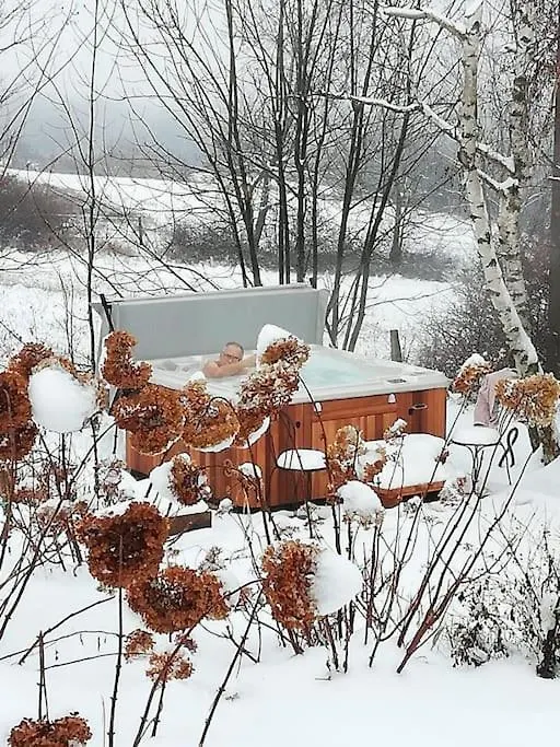 Villa Gite De Charme 5 Etoiles Pour Couple Avec Sauna Et Jacuzzi Exterieurs Privatifs Peaugres